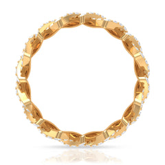 Zircon Twisted Stackable Eternity Ring