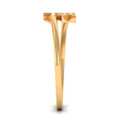 Minimal Cubic Zirconia Arrow Promise Ring