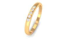 Minimal 5 Stone Diamond Ring for Promise