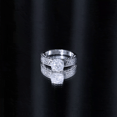 8 MM Cushion Cut Moissanite Engagement Ring with Filigree Details
