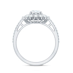 3.25 CT Vintage Inspired Zircon Oval Engagement Ring