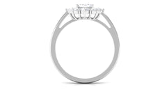 2.50 CT Octagon Cut Zircon Halo Engagement Ring