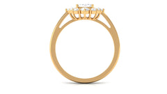 2.50 CT Octagon Cut Zircon Halo Engagement Ring