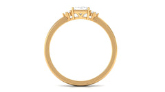 2 CT Octagon Cut Solitaire Cubic Zirconia Engagement Ring