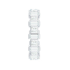 Princess Cut Moissanite Full Eternity Band for Women