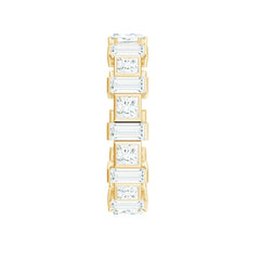 Princess Cut Moissanite Full Eternity Band for Women
