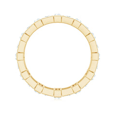 Princess Cut Moissanite Full Eternity Band for Women