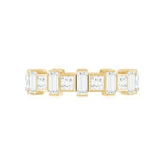 Princess Cut Moissanite Full Eternity Band for Women