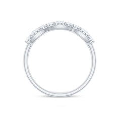 Certified Moissanite Wedding Anniversary Ring for Women