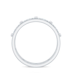 1/2 CT Simulated Diamond Infinity Band Ring in Gold