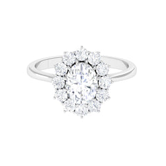 Princess Diana Inspired Simulated Diamond Engagement Ring