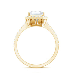 4.75 CT Octagon Cut Zircon Classic Engagement Ring