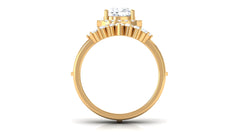 3.75 CT Cushion Zircon Vintage Inspired Wedding Ring Set