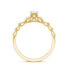 Designer Moissanite Promise Ring for Her