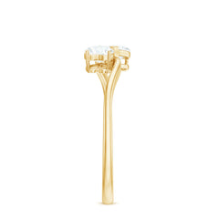 Heart Shape Lab Grown Diamond Toi Et Moi Promise Ring