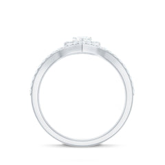 Heart Shape Lab Grown Diamond Bridal Ring Set