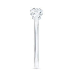 Round Shape Lab Grown Diamond Solitaire Ring