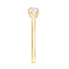 Round Shape Lab Grown Diamond Solitaire Ring