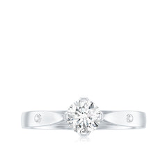 Lab Grown Diamond Solitaire Promise Ring