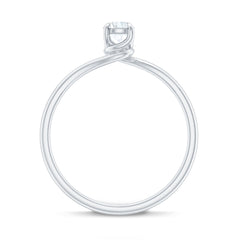 Solitaire Lab Grown Diamond Promise Ring