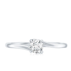 Solitaire Lab Grown Diamond Promise Ring