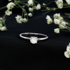 Brilliant Cut Lab Grown Diamond Solitaire Promise Ring