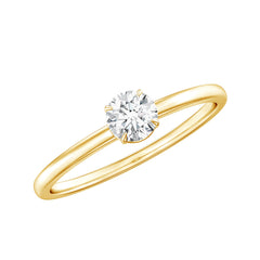 Brilliant Cut Lab Grown Diamond Solitaire Promise Ring