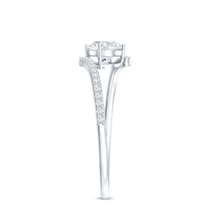 Lab Grown Diamond Solitaire Promise Engagement Ring