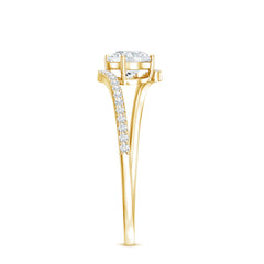 Lab Grown Diamond Solitaire Promise Engagement Ring