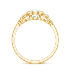 Classic Oval Lab Grown Diamond Solitaire Engagement Ring