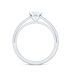 Minimal Lab Grown Diamond Solitaire Ring