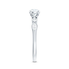Cubic Zirconia Promise Engagement Ring