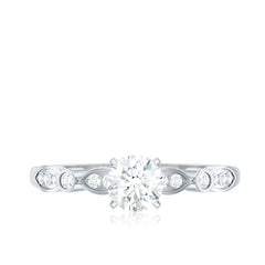 Cubic Zirconia Promise Engagement Ring