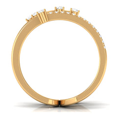 Certified Diamond Cocktail Wrap Ring