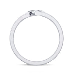 Real Diamond Three Stone Band Ring with Certificate