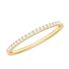 Certified Natural Diamond Stackable Wedding Ring