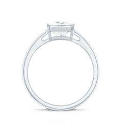 3 Carat Princess Cut Moissanite Solitaire Engagement Ring