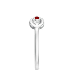 Lab Created Ruby Infinity Promise Ring