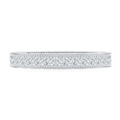 Certified Princess Cut Lab Grown Diamond Eternity Wedding Band