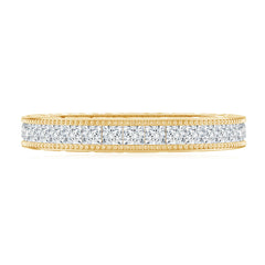 Certified Princess Cut Lab Grown Diamond Eternity Wedding Band