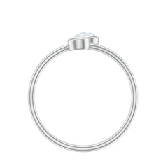 Bezel Set Diamond Toi Et Moi Ring for Promise