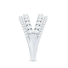 1.5 CT Cubic Zirconia Designer Cocktail Ring in Gold
