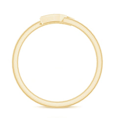 Natural Diamond Minimal Love Arrow Ring