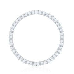 Baguette Cut Diamond Eternity Wedding Band Ring