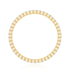 Baguette Cut Diamond Eternity Wedding Band Ring