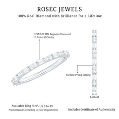 0.50 CT Diamond Full Eternity Stackable Ring