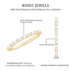 0.50 CT Diamond Full Eternity Stackable Ring