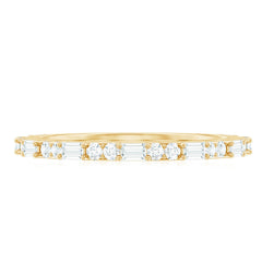 0.50 CT Diamond Full Eternity Stackable Ring