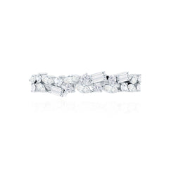 Real Diamond Half Eternity Band Ring
