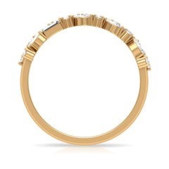 Real Diamond Half Eternity Band Ring